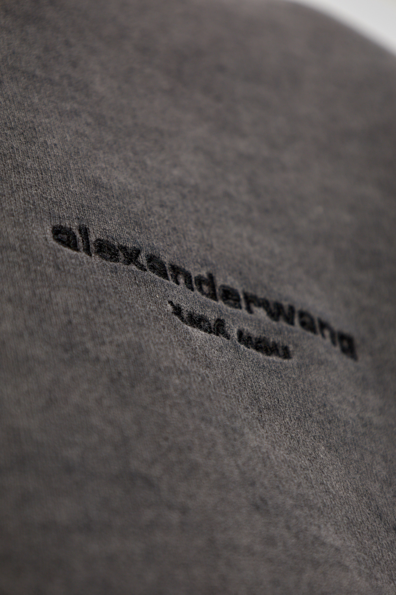 [Alexandros] DYNABOARS RUGGER SHIRT Sサイズ Grey Sweatshirt with embroidered logo Alexander Wang